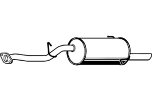 Rear muffler in the group  at  Professional Parts Sweden AB (P9030)