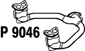 Front pipe in the group  at  Professional Parts Sweden AB (P9046)