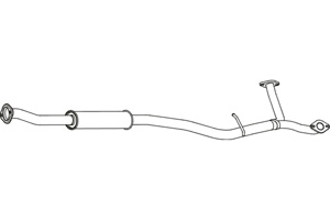 Intermediate muffler in the group  at  Professional Parts Sweden AB (P9047)