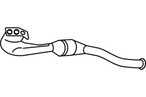 Catalytic converter in the group Exhaust parts / Catalytic converter at  Professional Parts Sweden AB (P904CAT)