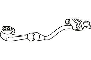 Catalytic converter in the group Exhaust parts / Catalytic converter at  Professional Parts Sweden AB (P905CAT)
