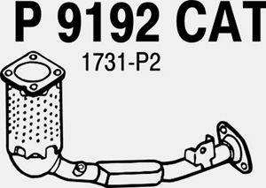 Catalytic converter in the group  at  Professional Parts Sweden AB (P9192CAT)