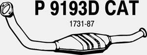 Catalytic converter i gruppen Tillflligt dolda artiklar hos  Professional Parts Sweden AB (P9193DCAT)