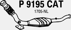 Catalytic converter i gruppen Tillflligt dolda artiklar hos  Professional Parts Sweden AB (P9195CAT)