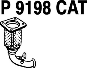 Catalytic converter i gruppen Tillflligt dolda artiklar hos  Professional Parts Sweden AB (P9198CAT)