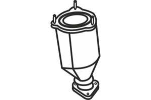 Catalytic converter i gruppen Tillflligt dolda artiklar hos  Professional Parts Sweden AB (P9201CAT)