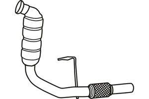 Catalytic converter in the group  at  Professional Parts Sweden AB (P9210DCAT)
