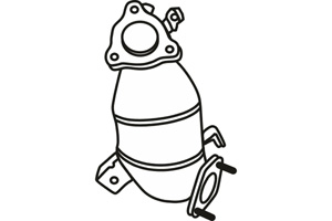 Catalytic converter i gruppen Tillflligt dolda artiklar hos  Professional Parts Sweden AB (P9220DCAT)