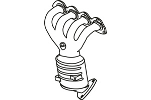 Catalytic converter in the group  at  Professional Parts Sweden AB (P9225CAT)