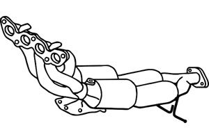 Catalytic converter i gruppen Tillflligt dolda artiklar hos  Professional Parts Sweden AB (P9231CAT)