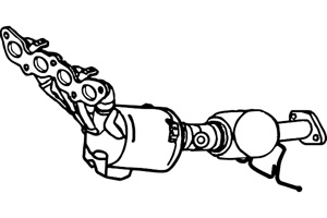 Catalytic converter i gruppen Tillflligt dolda artiklar hos  Professional Parts Sweden AB (P9232CAT)