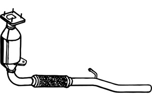 Catalytic converter i gruppen Tillflligt dolda artiklar hos  Professional Parts Sweden AB (P9233DCAT)