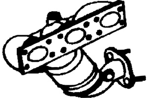 Catalytic converter i gruppen Tillflligt dolda artiklar hos  Professional Parts Sweden AB (P9247CAT)