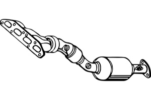 Catalytic converter in the group  at  Professional Parts Sweden AB (P9248CAT)