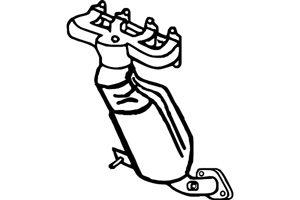 Catalytic converter i gruppen Tillflligt dolda artiklar hos  Professional Parts Sweden AB (P9255CAT)