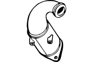 Catalytic converter in the group  at  Professional Parts Sweden AB (P9259DCAT)
