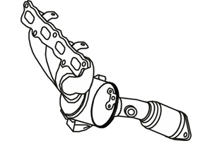 Catalytic converter i gruppen Tillflligt dolda artiklar hos  Professional Parts Sweden AB (P9260CAT)