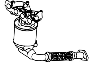 Catalytic converter in the group  at  Professional Parts Sweden AB (P9265CAT)