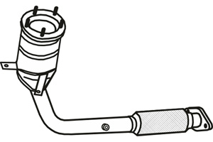 Catalytic converter i gruppen Tillflligt dolda artiklar hos  Professional Parts Sweden AB (P9269CAT)
