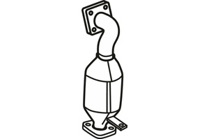 Catalytic converter i gruppen Tillflligt dolda artiklar hos  Professional Parts Sweden AB (P9274CAT)