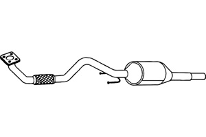 Catalytic converter i gruppen Tillflligt dolda artiklar hos  Professional Parts Sweden AB (P9279DCAT)