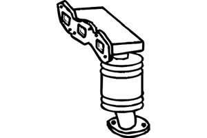 Catalytic converter i gruppen Tillflligt dolda artiklar hos  Professional Parts Sweden AB (P9286CAT)