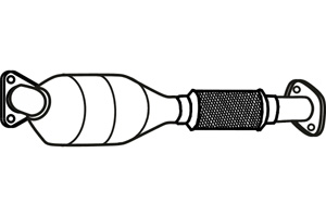 Catalytic converter i gruppen Tillflligt dolda artiklar hos  Professional Parts Sweden AB (P9288DCAT)