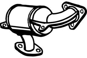 Catalytic converter i gruppen Tillflligt dolda artiklar hos  Professional Parts Sweden AB (P9301DCAT)