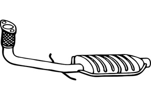 Catalytic converter i gruppen Tillflligt dolda artiklar hos  Professional Parts Sweden AB (P9314DCAT)