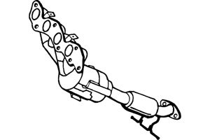 Catalytic converter i gruppen Tillflligt dolda artiklar hos  Professional Parts Sweden AB (P9342CAT)