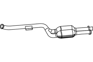 Catalytic converter i gruppen Tillflligt dolda artiklar hos  Professional Parts Sweden AB (P9352DCAT)