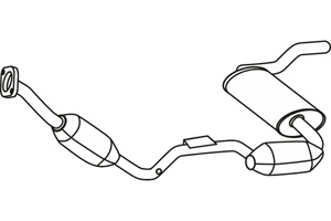 Catalytic converter in the group  at  Professional Parts Sweden AB (P9362CAT)