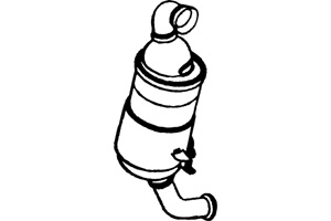 Catalytic converter i gruppen Tillflligt dolda artiklar hos  Professional Parts Sweden AB (P9385DCAT)