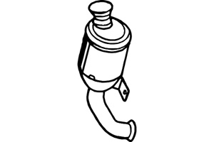 Catalytic converter i gruppen Tillflligt dolda artiklar hos  Professional Parts Sweden AB (P9387DCAT)