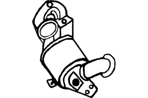 Catalytic converter i gruppen Tillflligt dolda artiklar hos  Professional Parts Sweden AB (P9389DCAT)