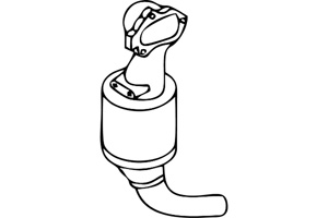 Catalytic converter i gruppen Tillflligt dolda artiklar hos  Professional Parts Sweden AB (P9401DCAT)