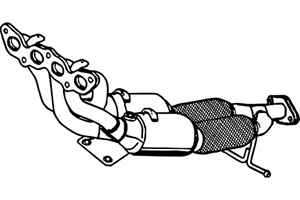 Catalytic converter i gruppen Tillflligt dolda artiklar hos  Professional Parts Sweden AB (P9406CAT)