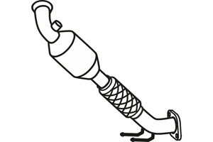 Catalytic converter i gruppen Tillflligt dolda artiklar hos  Professional Parts Sweden AB (P9407DCAT)