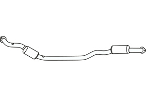 Catalytic converter in the group  at  Professional Parts Sweden AB (P9434CAT)