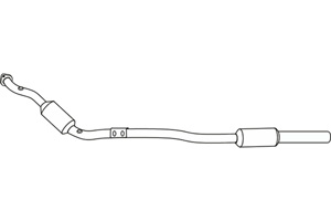 Catalytic converter i gruppen Tillflligt dolda artiklar hos  Professional Parts Sweden AB (P9435CAT)