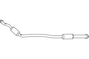 Catalytic converter in the group  at  Professional Parts Sweden AB (P9436CAT)
