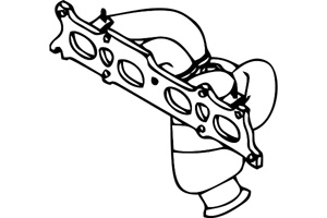 Catalytic converter i gruppen Tillflligt dolda artiklar hos  Professional Parts Sweden AB (P9448CAT)