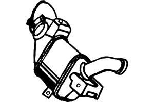 Catalytic converter in the group Exhaust parts / Catalytic converter at  Professional Parts Sweden AB (P9451DCAT)