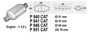 Catalytic converter in the group  at  Professional Parts Sweden AB (P946CAT)