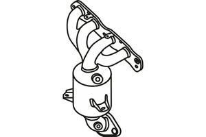 Catalytic converter in the group  at  Professional Parts Sweden AB (P9471CAT)