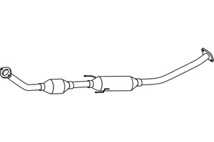 Catalytic converter in the group  at  Professional Parts Sweden AB (P9473CAT)