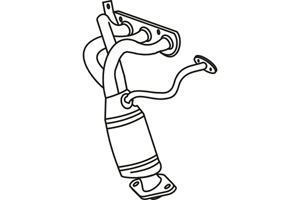 Catalytic converter i gruppen Tillflligt dolda artiklar hos  Professional Parts Sweden AB (P9475CAT)