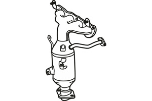 Catalytic converter in the group Exhaust parts / Catalytic converter at  Professional Parts Sweden AB (P9477CAT)