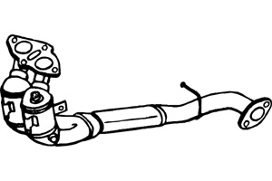 Catalytic converter in the group  at  Professional Parts Sweden AB (P9490CAT)