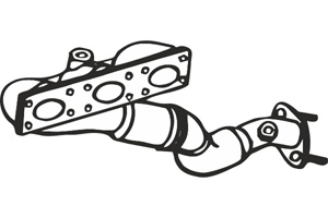 Catalytic converter i gruppen Tillflligt dolda artiklar hos  Professional Parts Sweden AB (P9495CAT)